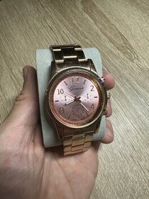Lehké dámské hodinky GENEVA ROSE GOLD - 1