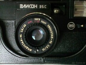 Retro fotoaparát zn. Elikon 35 C s bleskem - 1