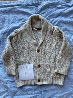 Propínací svetr H&M vel. 74
