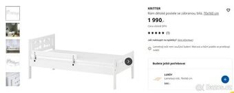 Dětská postel IKEA KRITTER