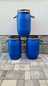 Plastové sudy 35l se sponou