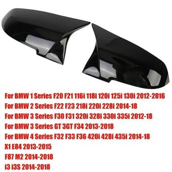 kryty zrcátek BMW F20 F21 F22 F23 F30 F31 F32 F33 X1