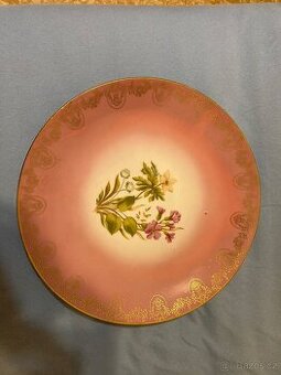 Starší porcelánový talíř 24,5 cm