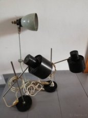 RETRO STOLNÍ LAMPIČKY -více druhů v galerii
