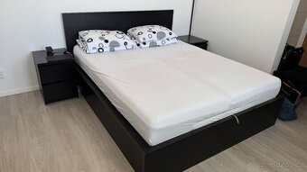 Postel IKEA MALM 160x200 s úložným prostorem