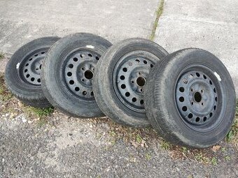 Disky R15 osazené pneu 205/60 R15 91H, 4 ks