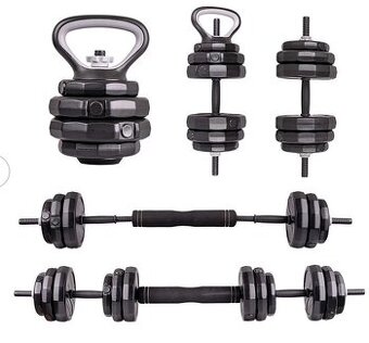 Predám Cementový činkový set inSPORTline ON-X 6v1 40 kg