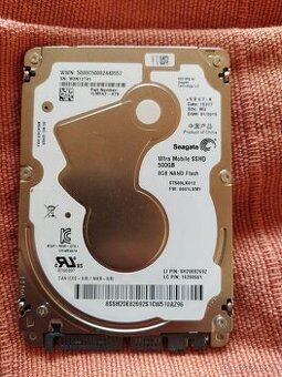2,5" SSHD 500gb disk do notebooku ultra tenký - 1