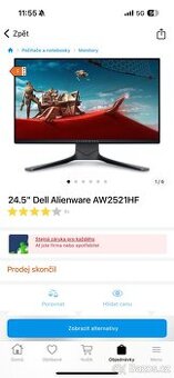 Prodám monitor alienware