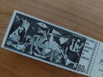 Josef Herčík a Pablo Picasso - Guernica Nejkrásnější známka