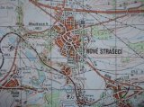 Vojenská profesionální tajná mapa Křivoklát sko ČSLA