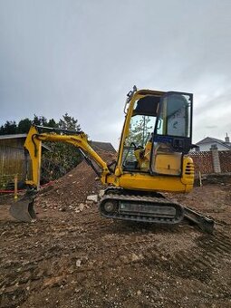 Prodám mini bagr komatsu PC 12 R platí do smazání
