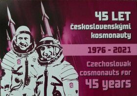 2x0 Euro 2bankovky kosmonauti REMEK PELČÁK 45 let české kosm