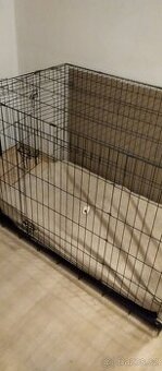 Skládací klec 106x75x70cm