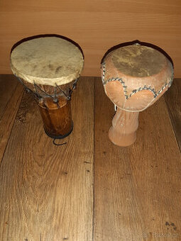 Prodám 2x bubínek, dřevo a keramika