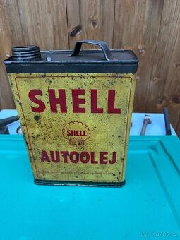 Prodám plechovku SHELL od oleje