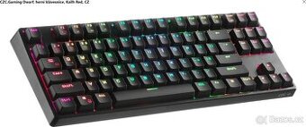Nerozbalená herní kláv. CZC.Gaming Dwarf Kailh Red CZ,záruka