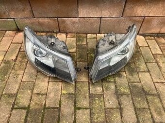 ŠKODA SUPERB II FACELIFT-PŘEDNÍ KOMPLETNÍ SVĚTLOMETY