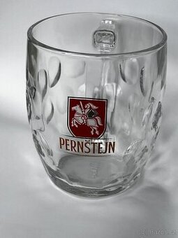 Pivní sklenice Pernštejn - pivovar Pardubice 0,3l