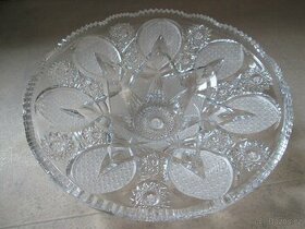 Servírovací mísa broušené sklo