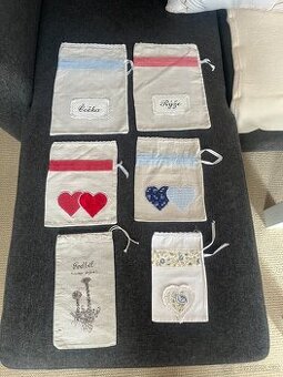 lněné látkové pytlíčky,sáčky na potraviny