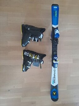 Sjezdovky Dynaster 120 + lyžáky Rossignol 240 - komplet