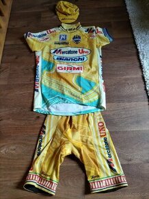 Marco Pantani, Mercarone Uno, dres, kalhoty, čepička