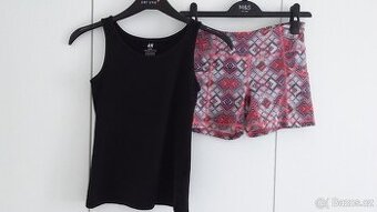 Komplet šortky a tilko zn. H&M vel.146/152 10-12 let - 1