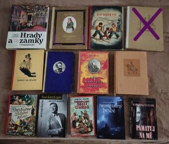 12 x Mix Knih (J.Verne,M.Aleš,B.Němcová atd. )