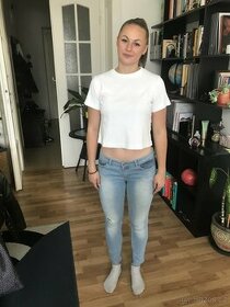 jeans dámské bokovky vel.38/40 Zara - 1