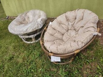 Zahradní ratanové lounge křeslo SALVADOR - nové