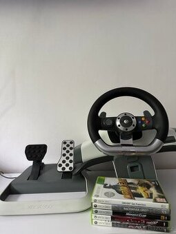 Xbox 360 Originální Volant a Pedály