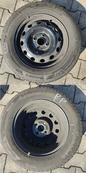 4 kola R14, 4x100, 5,5Jx14 ET46 + letní pneu 175/70, z hyund