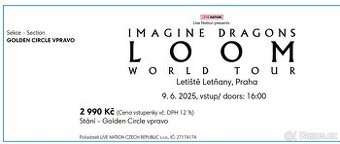Imagine Dragons - Letňany 9.6.25 -Golden circle-3x