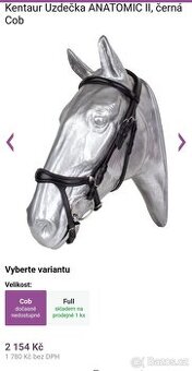 Nová anatomická uzdečka Kentaur