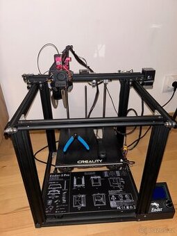 3D tiskárna Creality Ender 5 Pro + úpravy + příslušenství