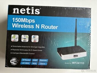 Nový WIFI ROUTER Netis WF-2411-D