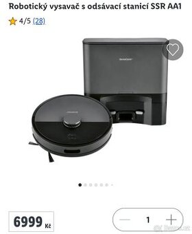 Robotický vysavač s odsávací stanicí SilverCrest SSR AA1