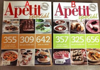 Časopis svázaný 5+5 čísel APETIT 1-5/2012, 6-11/2012