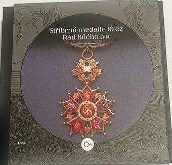 stříbrná medaile Řád Bíleho lva,bk,2022,jenom 200ks