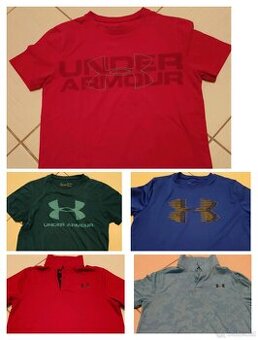 značkové trička, košile,trika under armour 13-15 let 146-152