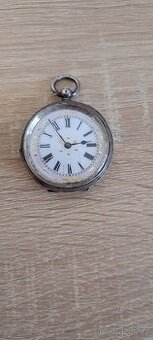 Starožitné stříbrné kapesní hodinky Frenzel & Dent, London –