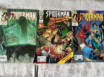 CREW Marvel comics CZ Spider-Man 3 díly komiksy 03,04,08/200