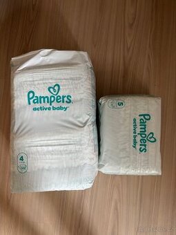 Pleny Pampers active vel. 4 a 5