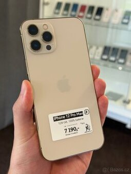 iPhone 12 Pro Max - 128GB - 100% BAT - 12M ZÁRUKA