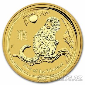 Zlatá investiční mince Rok Opice 2016 - 1