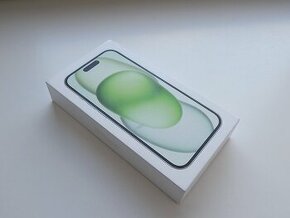APPLE iPhone 15 128GB Green - ZÁRUKA - NEPOUŽIT