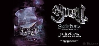 2 lístky na GHOST: Skeletour World Tour 2025 - 11. května