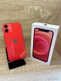 Apple iPhone 12 Mini 64GB RED - ZÁRUKA-