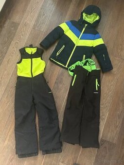 Lyžařský set - bunda a 2x kalhoty vel. 116/122